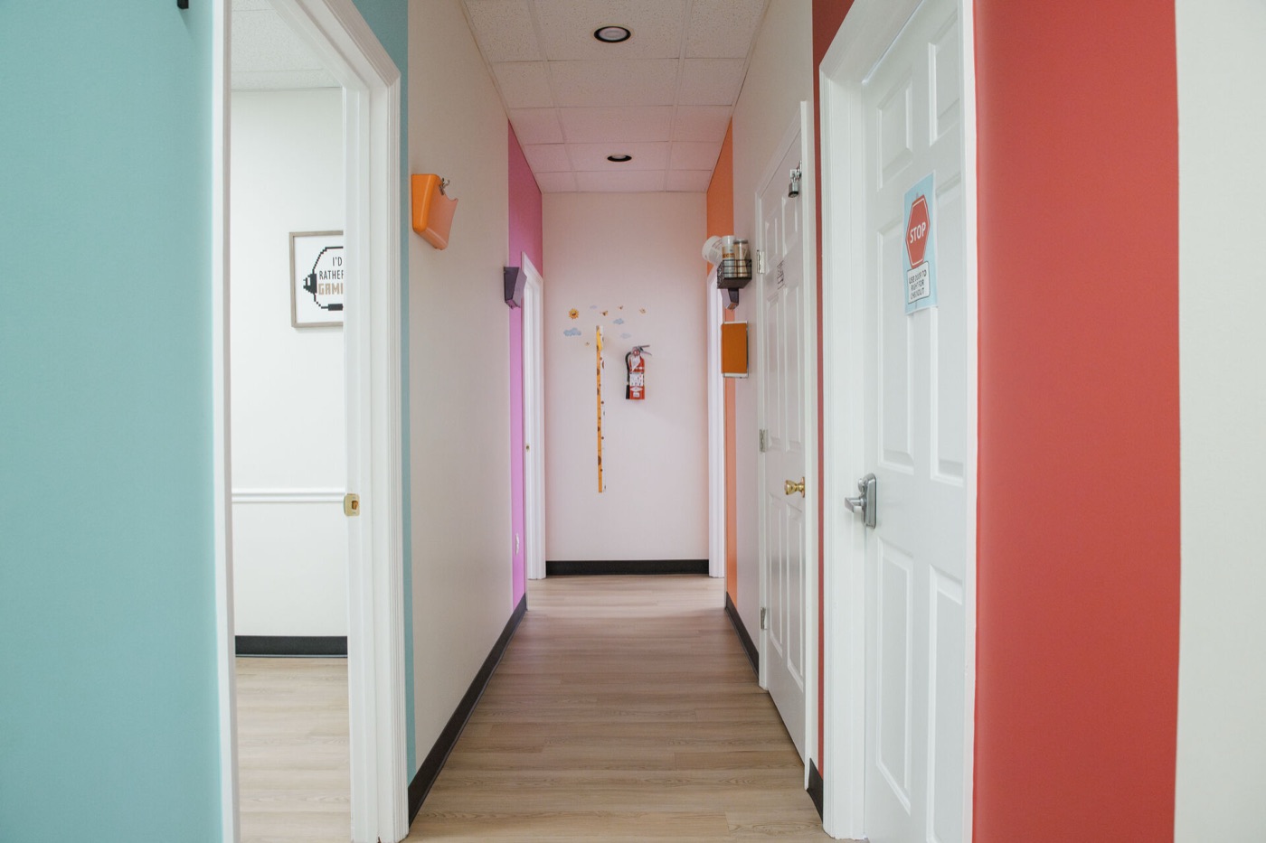 A child being cared for at A+ Pediatrics in Irvine, KY
